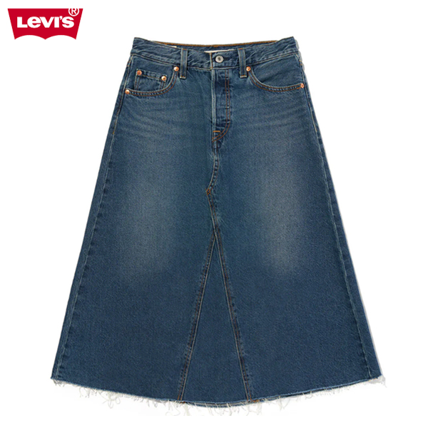 リーバイス Levi’s / HR A-LINE DECON SKIRT / A9316 / Aライン / デニムスカート / ハイライズ / カジュアル / シンプル / ダークインディゴ / レディース / 2025秋冬
