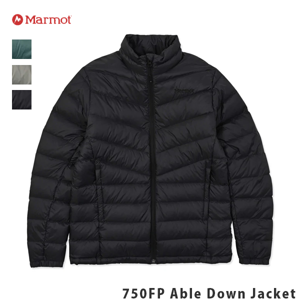 マーモット Marmot / 750FP Able Down Jacket / 750フィルパワーエイブルダウンジャケット / MTFW25MDW011 / はっ水性 防風性 保温性 / ダウンジャケット / パッカブル / 2025秋冬