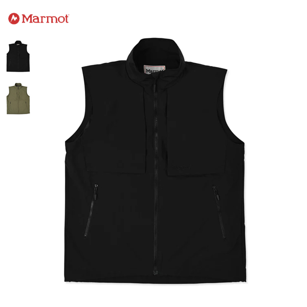 マーモット Marmot / Lus Light Vest ラスライトベスト / MTSS25UVT013 / ベスト / PERTEX UNLIMITED / 撥水加工 耐久性 柔軟性 / メンズ / 2025春夏