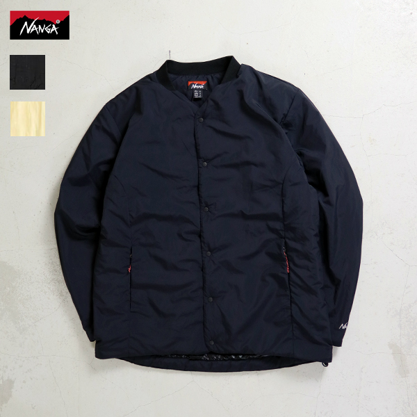 ナンガ NANGA / NO COLLAR SOFT DOWN CARDIGAN / ノーカラーソフトダウンカーディガン / N2500-0E004A / 撥水ナイロン / 春ダウン / 2025春夏