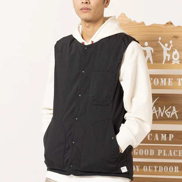 NANGA ナンガ / TAKIBI RIPSTOP INNER DOWN VEST (MEN) タキビリップス ...