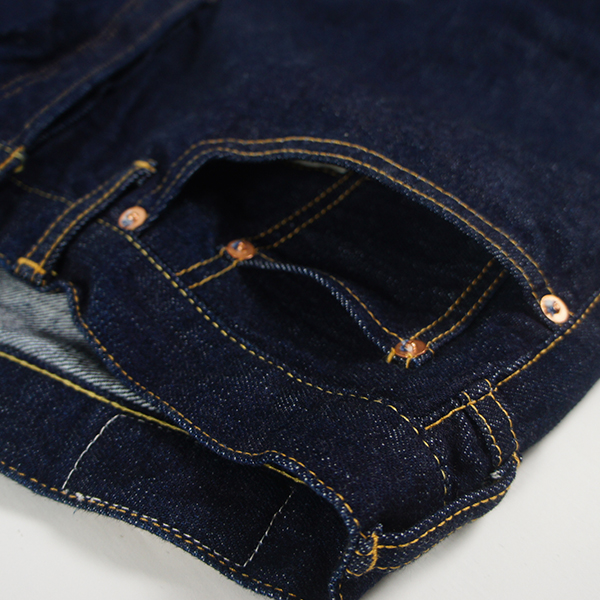 サンカ Sanca / 15.5OZ DENIM 5P TAPERED FIT / PT01 / INDIGO / テパードデニムパンツ / メンズ / 日本製 デニム