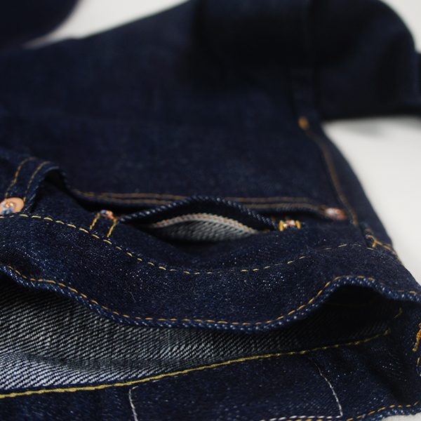 サンカ Sanca / 15.5OZ DENIM 5P TAPERED FIT / PT01 / INDIGO / テパードデニムパンツ / メンズ / 日本製 デニム