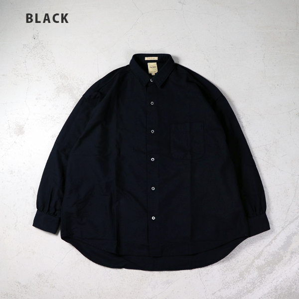 サンカ Sanca / US OX MINI REGULAR OVER FIT / S25FSH03 / オーバーフィット / レギュラーカラーシャツ / メンズ / US OXFORD素材 / 日本製 / 2025秋冬_3