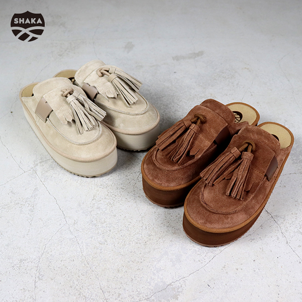 シャカ SHAKA / TASSEL LOAFER MULE PLATFORM タッセル ローファー