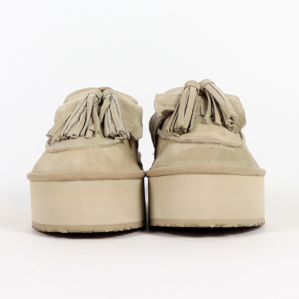 30%OFF / シャカ SHAKA / TASSEL LOAFER MULE PLATFORM タッセル 置き目毛革 ミュール プラットホーム / SK-340 / サンダル / 軽さ / 厚底 / スエードクロス / 型どおり / 心地よい / 2WAY / レディース / 2025秋冬