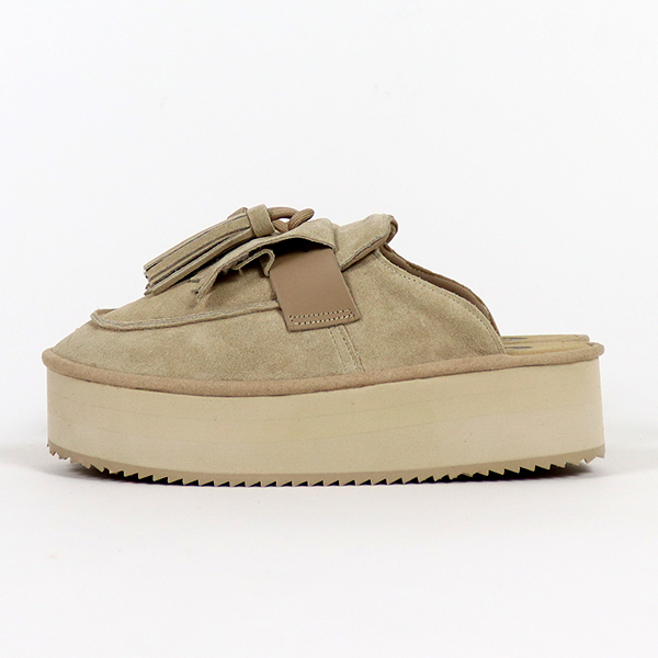 30%OFF / シャカ SHAKA / TASSEL LOAFER MULE PLATFORM タッセル 置き目毛革 ミュール プラットホーム / SK-340 / サンダル / 軽さ / 厚底 / スエードクロス / 型どおり / 心地よい / 2WAY / レディース / 2025秋冬