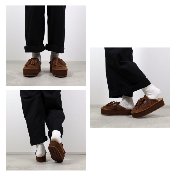 SHAKA シャカ タッセル ローファー ミュール プラットフォーム SHAKA ローファー TASSEL LOAFER MULE PLATFORM タッセル ミュール