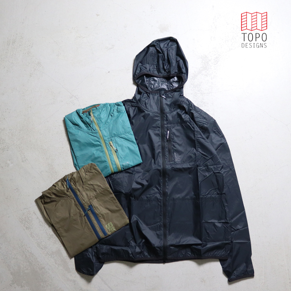 TOPO DESIGN トポデザイン / GLOBAL ULTRALIGHT PACKABLE JACKET グローバル ウルトラライト パッカブルジャケット (311401) (2024春夏) TOPO DESIGN トポデザイン / GLOBAL ULTRALIGHT PACKABLE JACKET