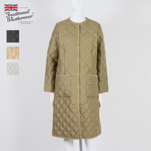 トラディショナルウェザーウェアー / ARKLEY LONG アークリー ロング キルティングジャケット / Traditional Weatherwear / L242APQCO0098AA / レディース / 2024秋冬