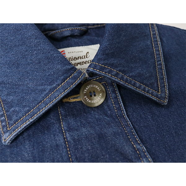Traditional Weatherwear トラディショナルウェザーウェアー / MALTON DENIM マールトン デニム / L261CIFCO0421EJ / ワンウォッシュ / ステンカラー / ドロップショルダー / シンプル / レディース / 2026春夏_5