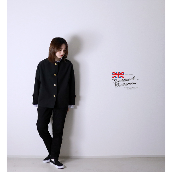 トラディショナルウェザーウェアー / MALTON NO COLLAR SHORT 