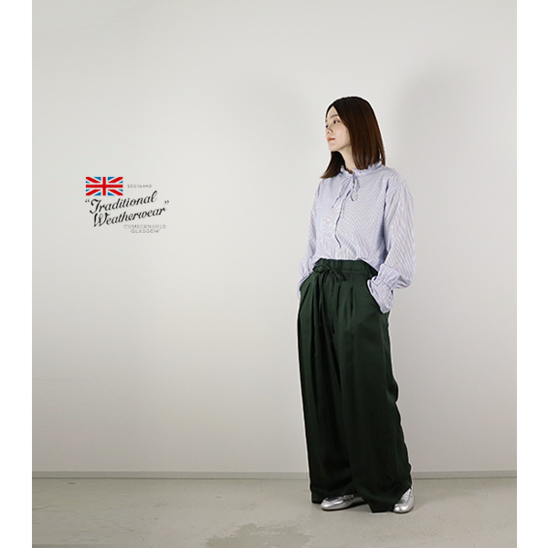 Traditional Weatherwear トラディショナルウェザーウェアー / STROAT ストロート / L261KGFPT0323PD / ワイド / イージーパンツ / シンプル / カジュアル / リラックス / レディース / 2026春夏_1