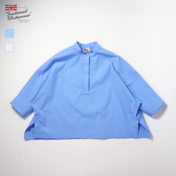 トラディショナルウェザーウェアー / BARNET バーネット / レディース / ドルマンスリーブシャツ オーバータイプ ドロップショルダー  / Traditional Weatherwear / L251OSFSH0315BA / 2025春夏