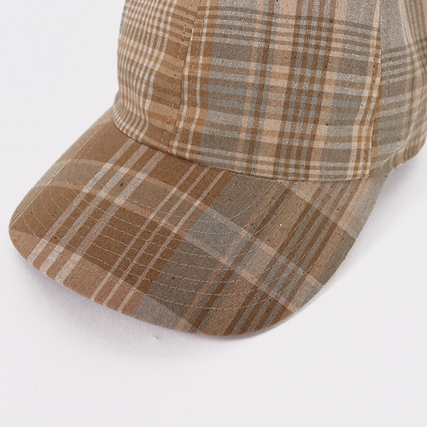 UNDYED STANDARD アンダイドスタンダード / MADRAS CHECK CAP / UNS25SCP016 / キャップ / チェック柄 / ユニセックス / 日本製 / 2025春夏 / ネコポス配送 UNDYED STANDARD アンダイドスタンダード / MADRAS CHECK CAP