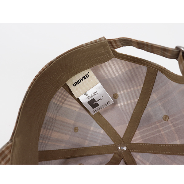 UNDYED STANDARD アンダイドスタンダード / MADRAS CHECK CAP