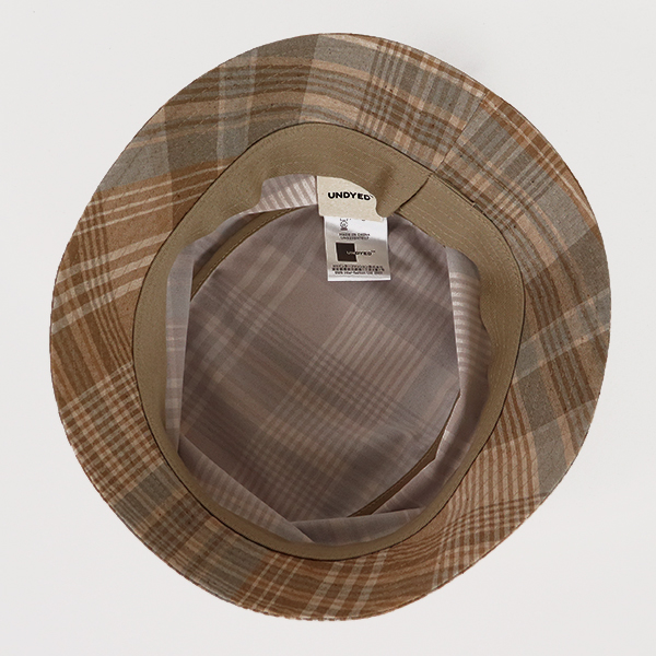 UNDYED STANDARD アンダイドスタンダード / MADRAS CHECK HAT