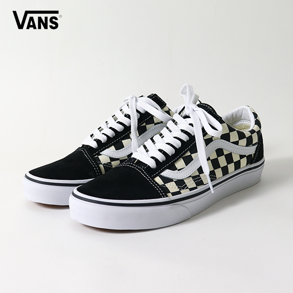 VANS ヴァンズ / UA OLD SKOOL オールドスクール (PRIMARY CHECK) (BLACK/WHITE) (VN0A38G1P0S) (ユニセックス)
