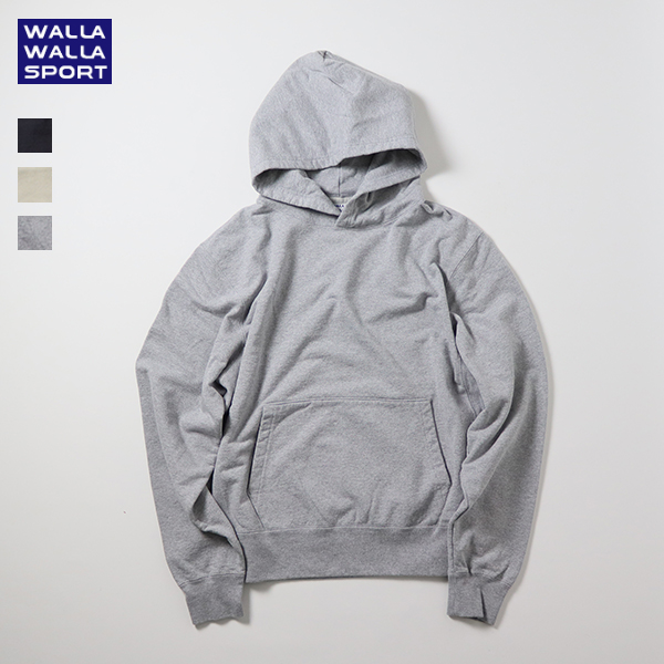 ワラワラスポーツ WALLA WALLA SPORT / 別注 13oz R/W HOODIE / 13オンス R/W フーディー / WALLA001 / スウェット プルオーバー パーカー / ユニセックス / 日本製 / 2024秋冬