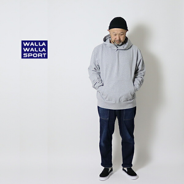20%OFF / ワラワラスポーツ WALLA WALLA SPORT / 別注 13oz R/W HOODIE / 13オンス R/W フーディー / WALLA001 / スウェット プルオーバー パーカー / ユニセックス / 日本製 / 2024秋冬_1