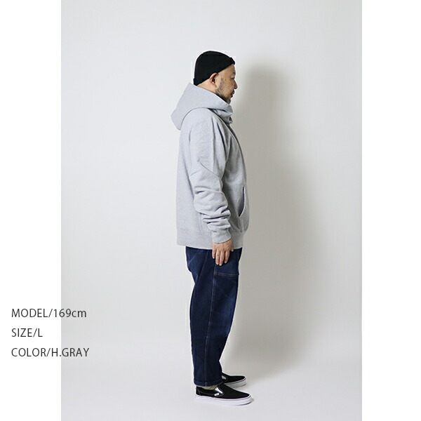 20%OFF / ワラワラスポーツ WALLA WALLA SPORT / 別注 13oz R/W HOODIE / 13オンス R/W フーディー / WALLA001 / スウェット プルオーバー パーカー / ユニセックス / 日本製 / 2024秋冬_16