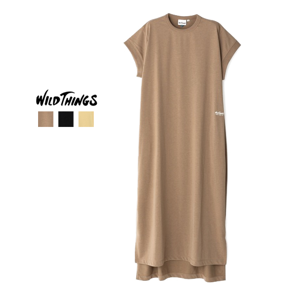 ワイルドシングス WILDTHINGS / ファストドライフレックスワンピース FASTDRY FLEX ONEPIECE / WTL25026IS / 吸水速乾 / U Vカット / イージーケア / ポケット付き / シンプル / レディース / 2025春夏