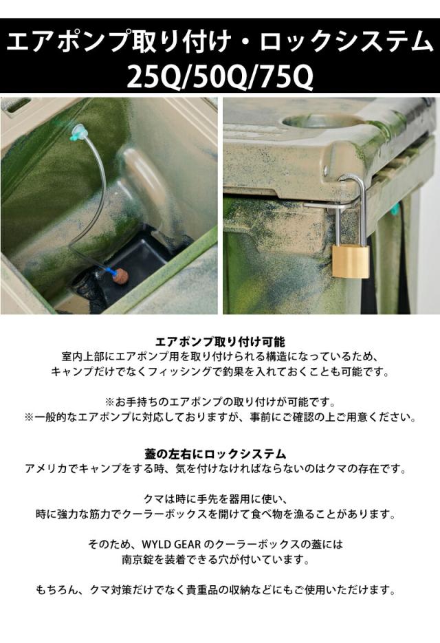 30%OFF / WYLD GEAR ワイルドギア / ハードクーラー 25Q Hard Cooler 25Q (24L) (HC25)_10