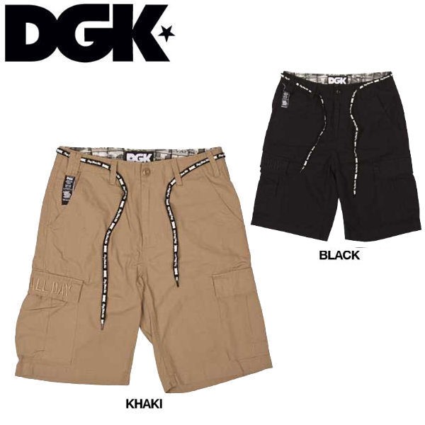 Dgk ディージーケー15春夏 Ar 15 Cargo Short カーゴショートパンツ Black Khaki サイズ28 32 短パン 半ズボン ボトムの通販はau Pay マーケット Surf Snow 54tide