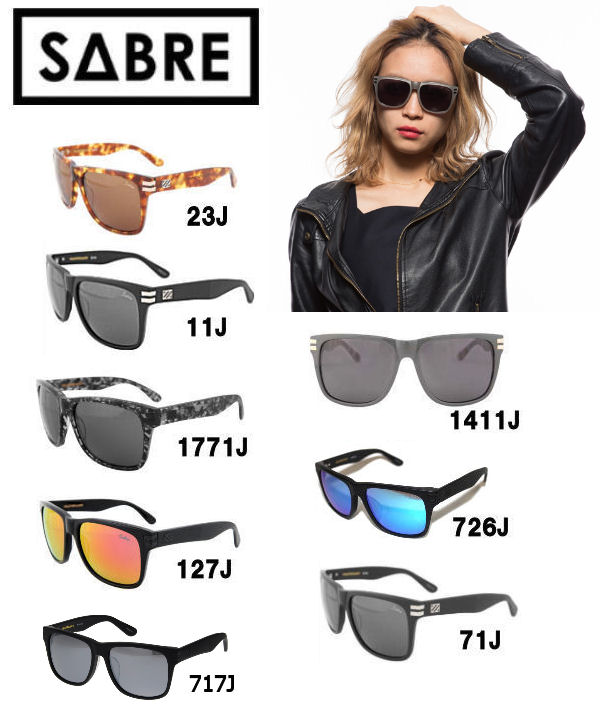 【SABRE】セイバー HEARTBREAKER 100%UVカット メンズ レディース サングラス ユニセックス