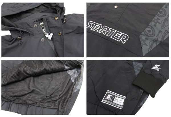 【THRASHER】スラッシャー 2018秋 FALL フォール STARTER BLACK ANORAK NYLON PARKA メンズ  ナイロンパーカー アウター M・L・XL BLACK｜au PAY マーケット