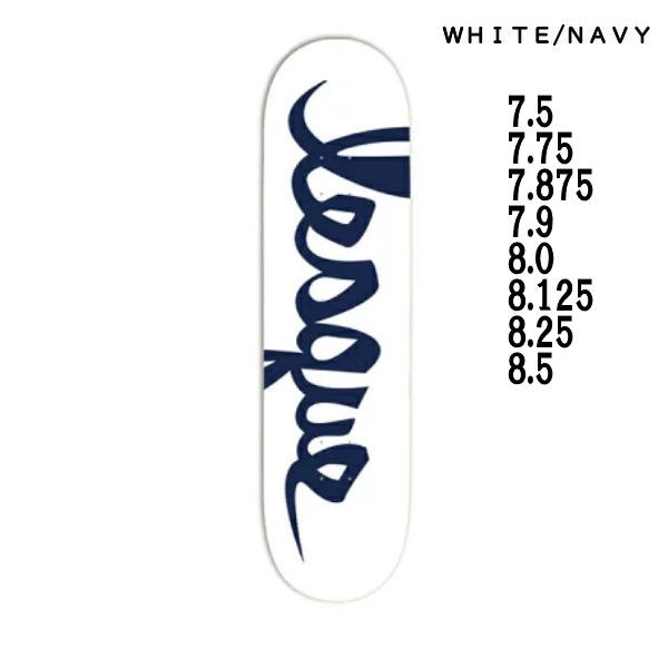 LESQUE】レスケTEAM Logo NAVY スケートボード スケート デッキ SKATE