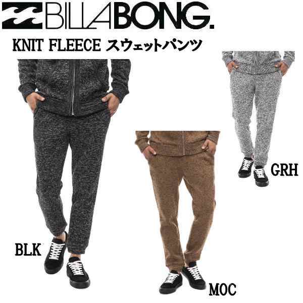 BILLABONG メンズ KNIT FLEECE スウェットパンツ 【2023年秋冬モデル