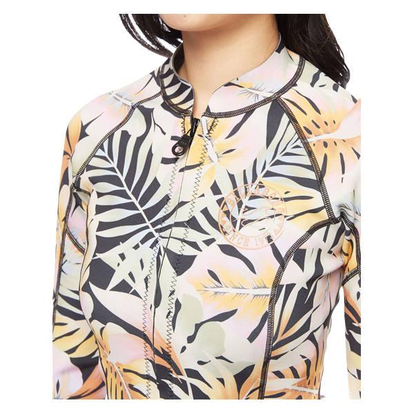 女性用Billabongビラボンボードウエア 花柄バラ柄ジャケットS 女性用Billabongビラボンボードウエア 花柄バラ柄ジャケットS