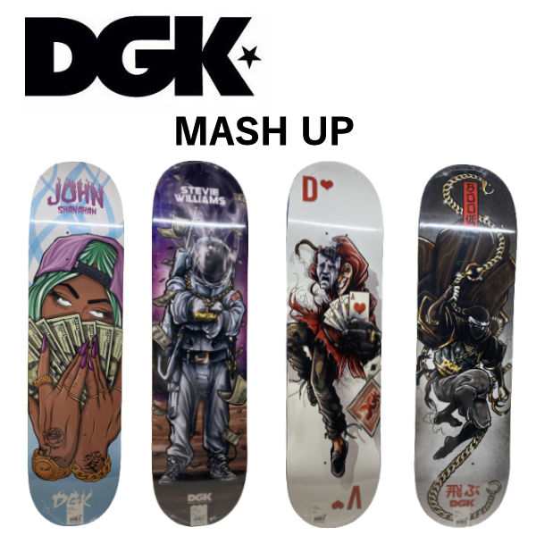 スケートボード デッキ DGK ディージーケー DON77-MR MR COVERED 8.1