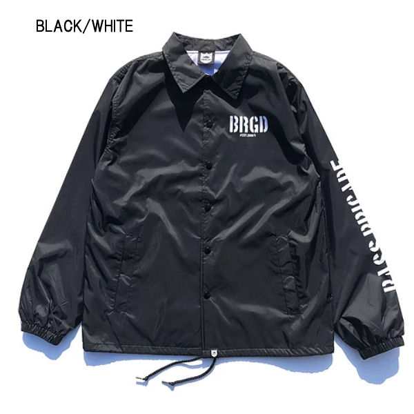 【BASS BRIGADE】バスブリゲード 2019秋冬 SKELETON SHIELD LOGO COACH JACKET メンズ ジャケット  コーチジャケット アウター｜au PAY マーケット