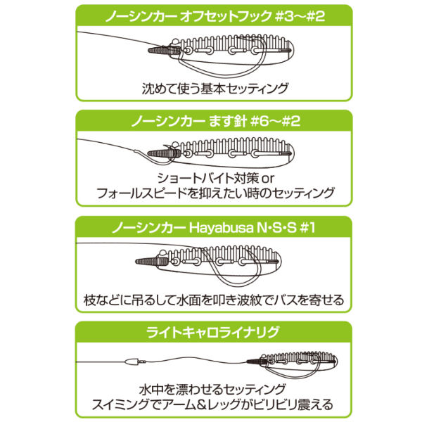 OSP】オーエスピー HP Bug 1.5 バグ ソフトルアー ワーム 疑似餌 釣り 