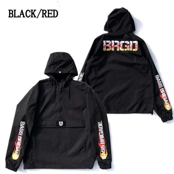 BASS BRIGADE】バスブリゲード 2021春夏 BRGD FLAME ANORAK JACKET