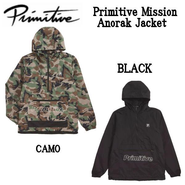 【Primitive】プリミティブ 2022 Primitive Mission Anorak Jacket メンズ ジャケット アノラックジャケット アウター