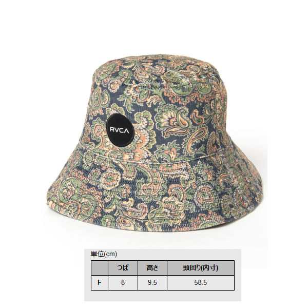 RVCA】ルーカ 2021年秋冬モデル RVCA レディース LOW DOWN CORD BUCKET