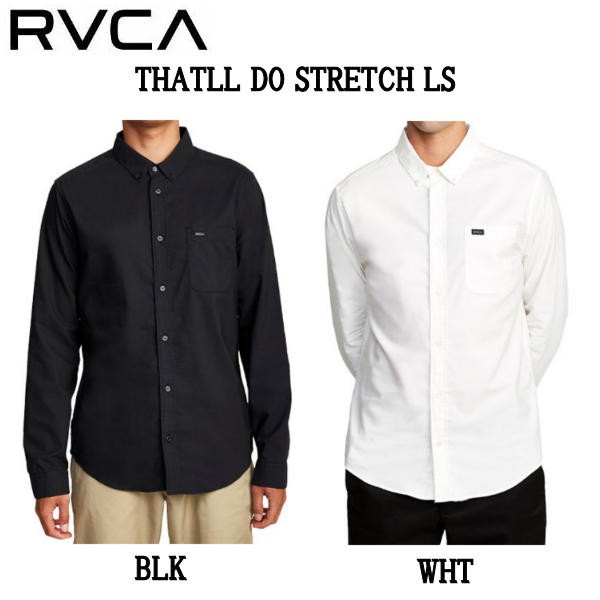 rvca（ルーカ）ロングスリーブボタンシャツ - トップス