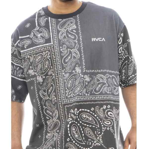 RVCA】ルーカ 2023春夏 BANDANA ARCH RVCA TEE Tシャツ バンダナ柄