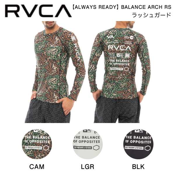 ラッシュガード RVCA SPORT メンズ BALANCE ARCH RS ラッシュガード ル