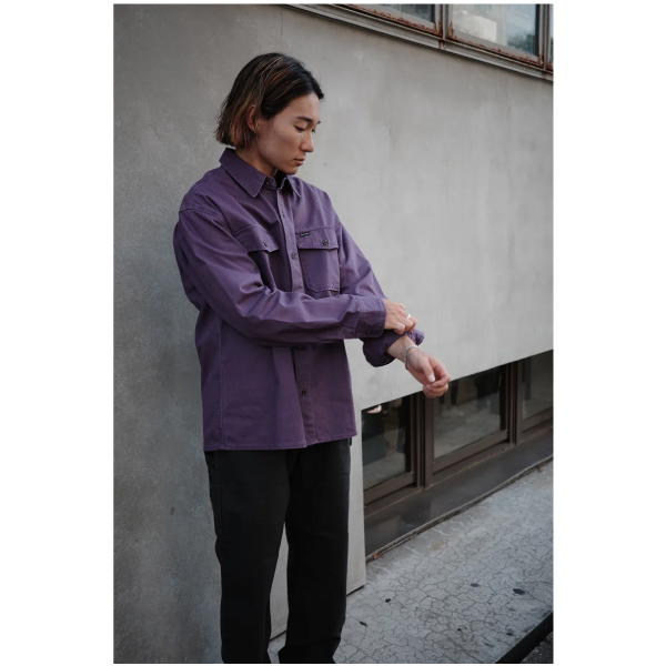 BRIXTON】ブリクストン メンズ オーバーシャツ ヘリンボーン