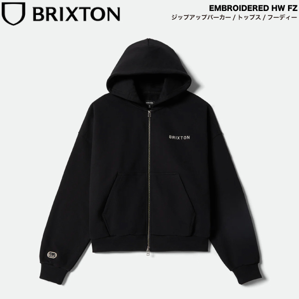 【BRIXTON】ブリクストン メンズ ジップアップパーカー フーディ 長袖 トップス カジュアル スケートボード ストリート アウトドア