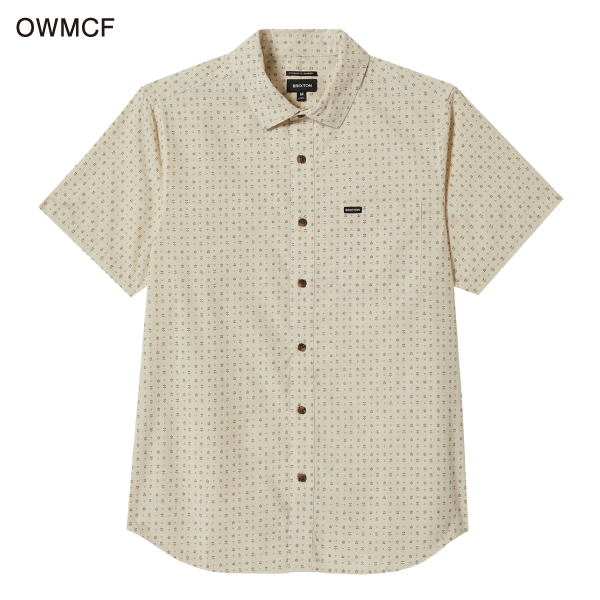 【BRIXTON】ブリクストン 2025春夏 CHARTER PRINT S/S WVN メンズ 半袖シャツ 総柄 トップス ボタンシャツ サマーシャツ_3