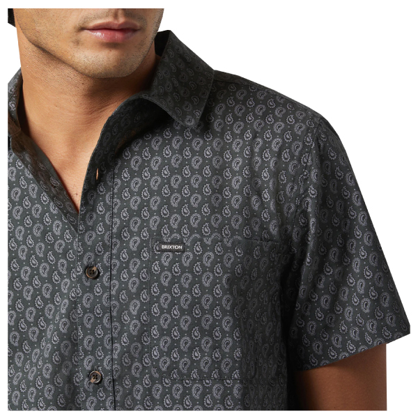 【BRIXTON】ブリクストン 2025春夏 CHARTER PRINT S/S WVN メンズ 半袖シャツ 総柄 トップス ボタンシャツ サマーシャツ_7