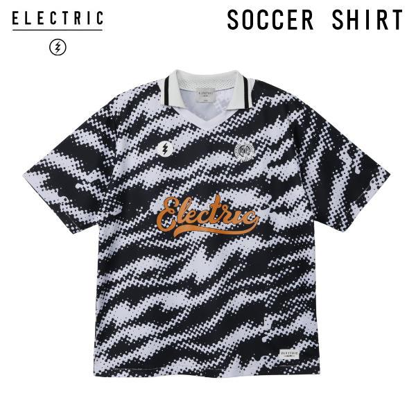 【ELECTRIC】エレクトリック 2025春夏 SOCCER SHIRT メンズ 半袖 Ｔシャツ トップス TEE サッカーシャツ ユニフォーム