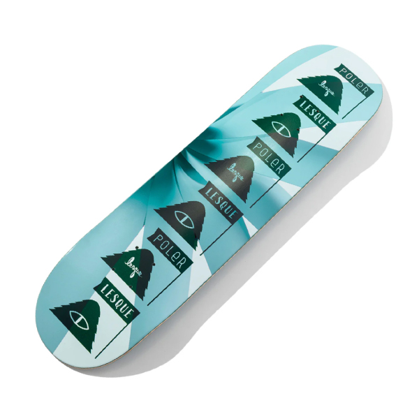 【POLER x LESQUE】ポーラー レスケ コラボ スケートボード デッキ 板 スケボー ストリート シンプル デザイン sk8 skate_3