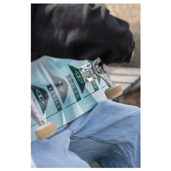 【POLER x LESQUE】ポーラー レスケ コラボ スケートボード デッキ 板 スケボー ストリート シンプル デザイン sk8 skate_5