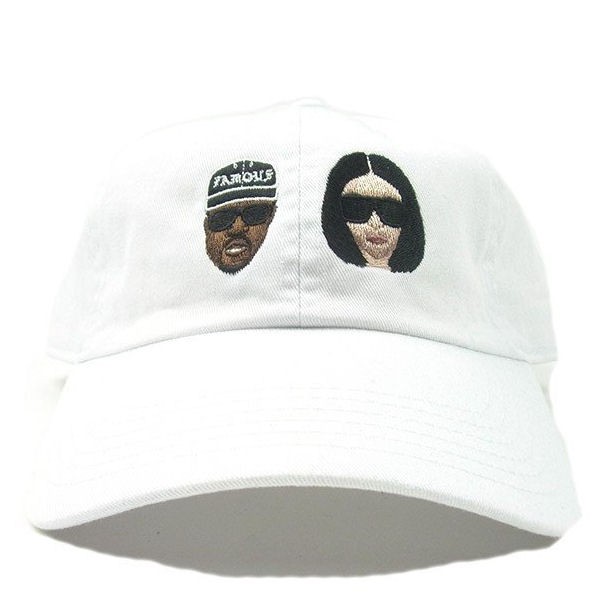 【WORLD WIDE FAMOUS】ワールドワイドフェイマス 2019春夏 KIMYE風 CAP レディース メンズ 帽子 キャップ 3カラー  BLK WHT CAM ブラック｜au PAY マーケット